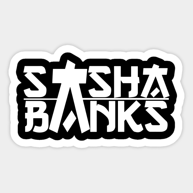 sasha banks Sticker by Venn Jacobs